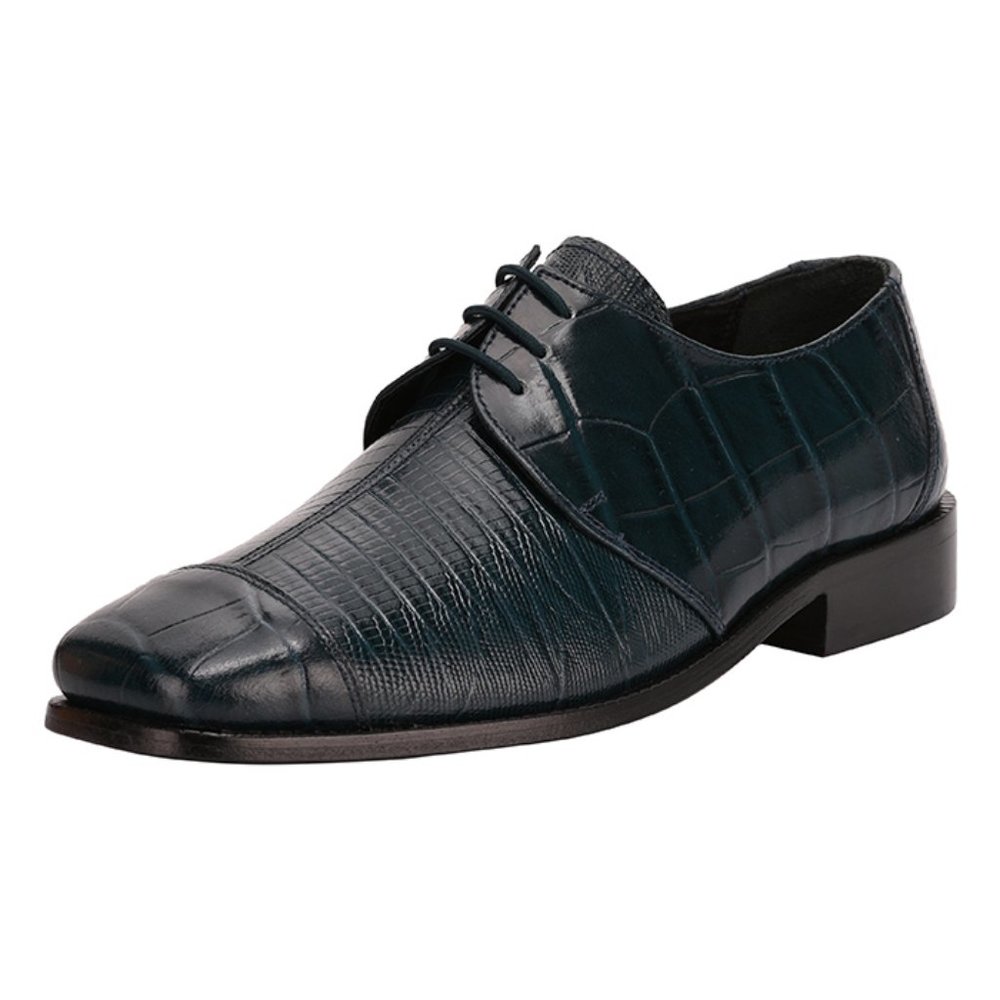 LIBERTYZENO Men's Navy Lace-Up Shoes